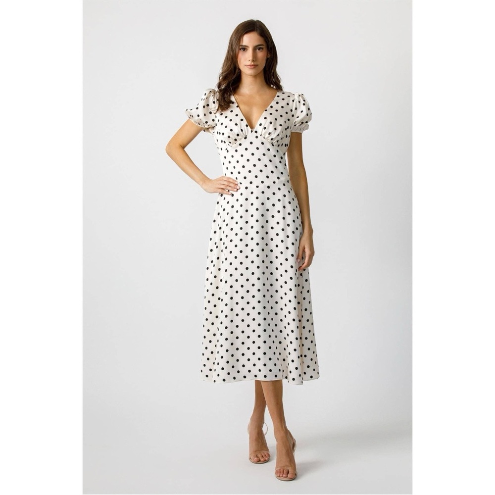 Elegant Polka Dot Dress
